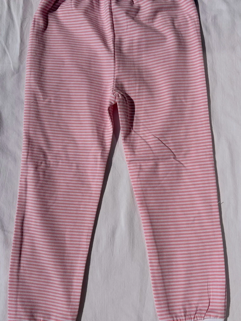 Classic Whimsy Baby Lamb pink striped pajama set sz 4T NWT